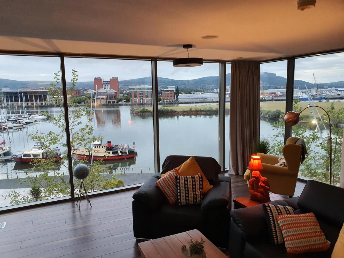 Luxury Apartment Marina Views At Titanic Quarter Belfast Buitenkant foto